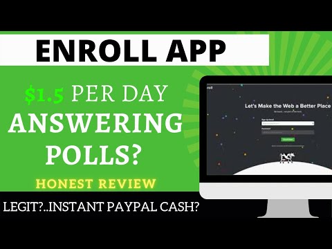 Enroll app review 2020|website testing job online|Instant PayPal cash|online money goals