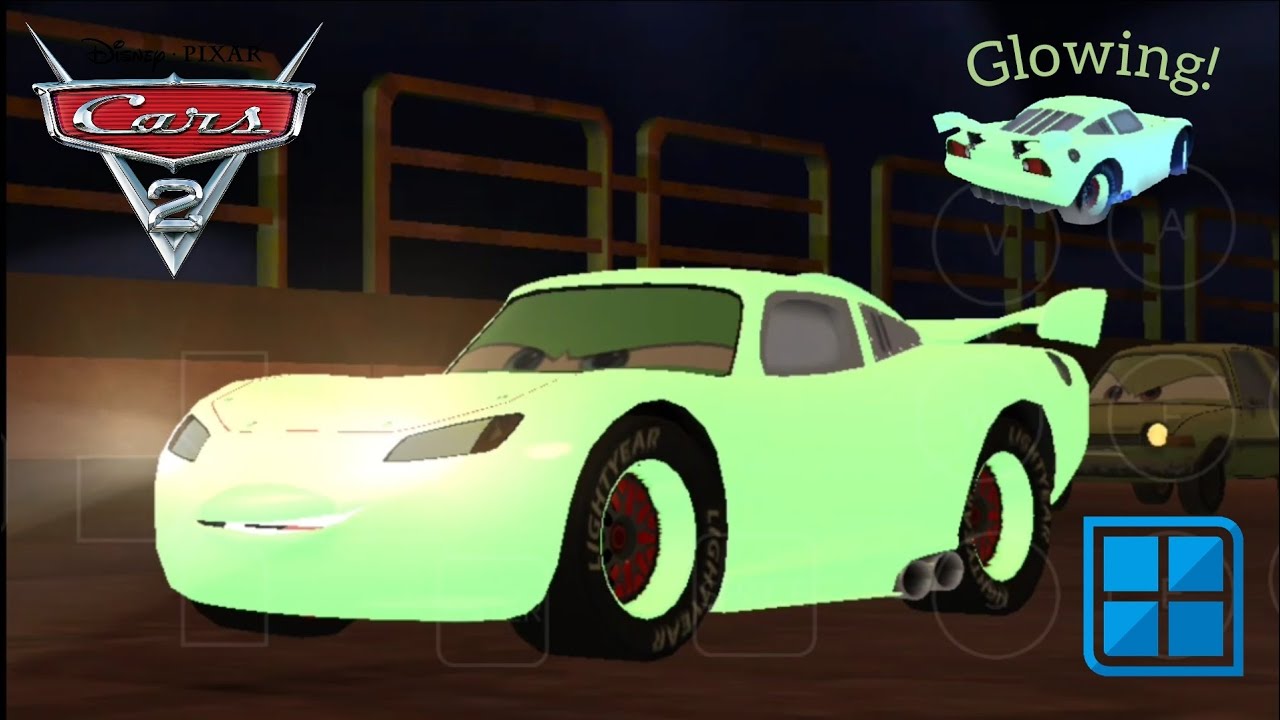 Cars 2 Glowing Lightning McQueen Mod - YouTube