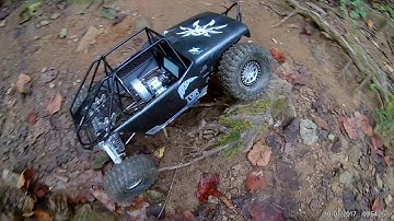 custom scx10 trail run