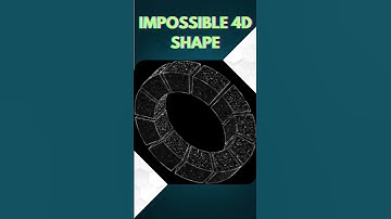 Mind-Blowing! 🤯 This Impossible 4D Shape Will Warp Your Reality! 🔥 #4d #illusion #science