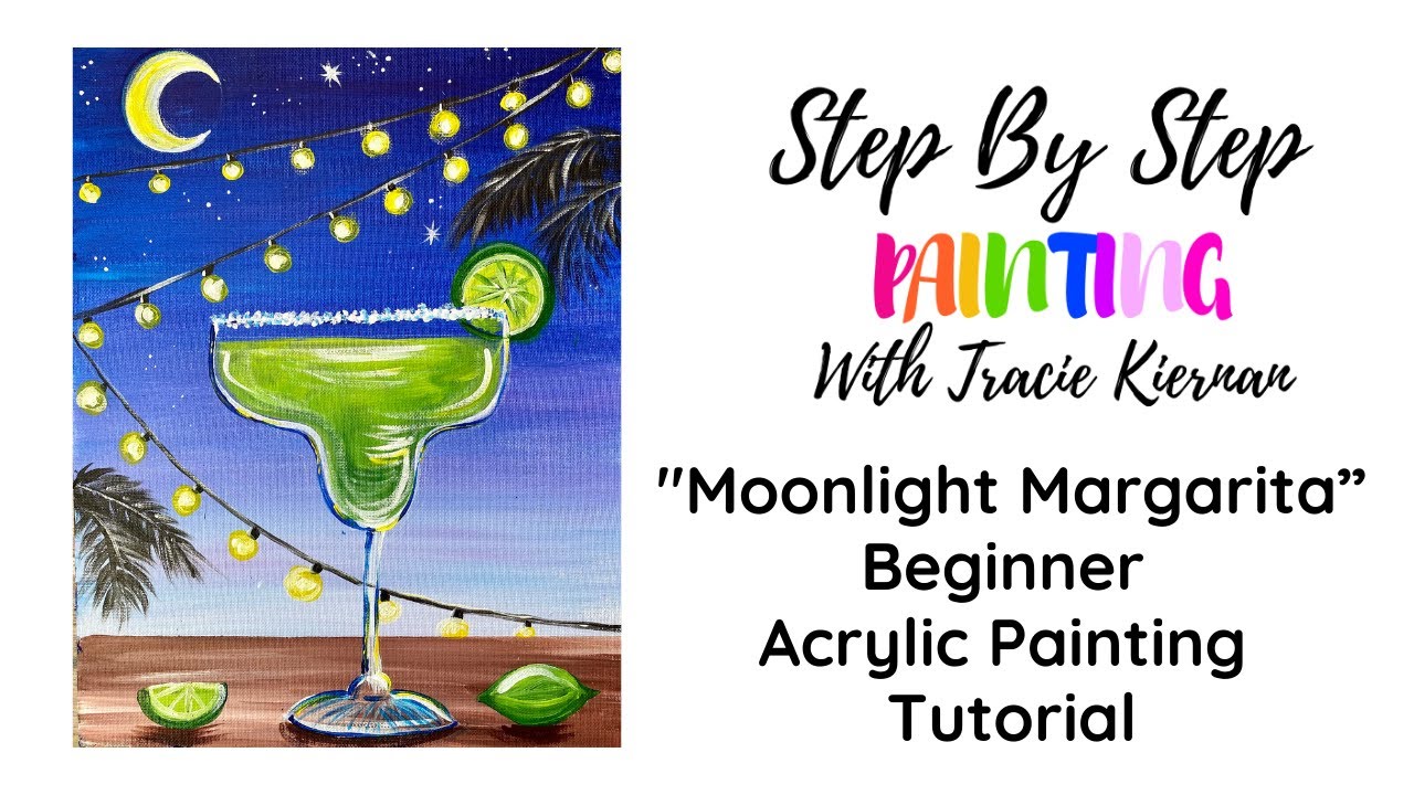 Moon Lace DIY Paint Kit Sip and Paint, Date Night, Wine and Paint Video  Tutorial Included 