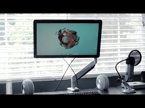 20 Monitor Arm Stand Review Amazing Value And Looks Awesome Loctek Monitor Mount D7a Review