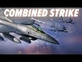 Combined strike F-16 Viper With B-52 Stratofortress &amp; B-1 Lancer | DCS World