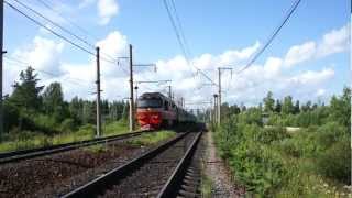 ТЭП70-0273 с поездом CFM №61 СПб-Кишинев под музыку)