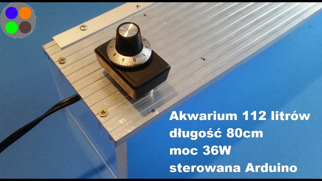 mn-tech.pl 58. Akwarium 112L v3 Arduino + potencjometr