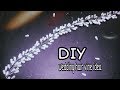 Easy hairvine DIY || How to make simple hair vine || Wedding hair vine