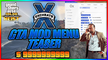 *New* 0xCheats GTA Mod Menu TEASER | GTA 1.57 | 15 Million Recovery Loop | Undetected GTA Mod Menu