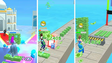 ✅ Money Run 3D in New Levels iOS,Android Gameplay walkthrough All Trailer Update Game Mobile WTILNF