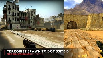 CS 1.6 vs CS:GO de_dust2 Map Comparison: Graphics, Layout, Design Differences Over Time