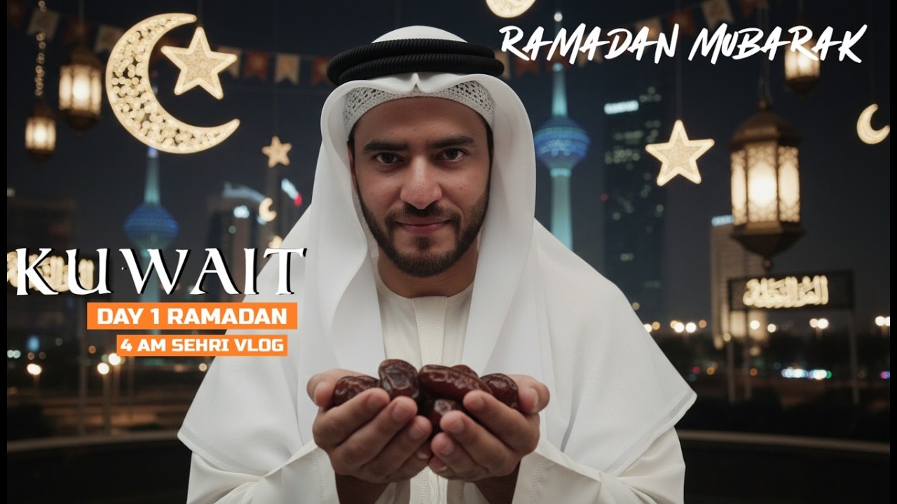 Ramadan Mubarak Kuwait ! 4 AM Sehri Vlog | Ramadan Day 1 | 2026 ! Welcome Ramadan