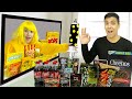 Asmr mukbang black vs yellow food challenge eating only 1 color food and sweet by sweedee