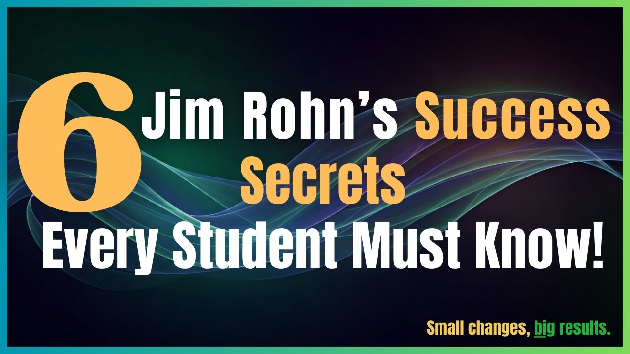 Jim Rohn's Life Lessons for Students | Unlock Your Full Potential and ...