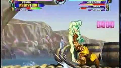 MvC2: Charlie Comeback vs 3 chars - Romneto vs Dereklearnslow .:8.31.12:.