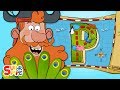 Captain Seasalt and the ABC Pirates discover a delicious Prize on &quot;P&quot; Island | Cartoon For Kids