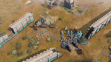 Age of Empires 4 - 3v3 KING OF THE HILL | Multiplayer Gameplay