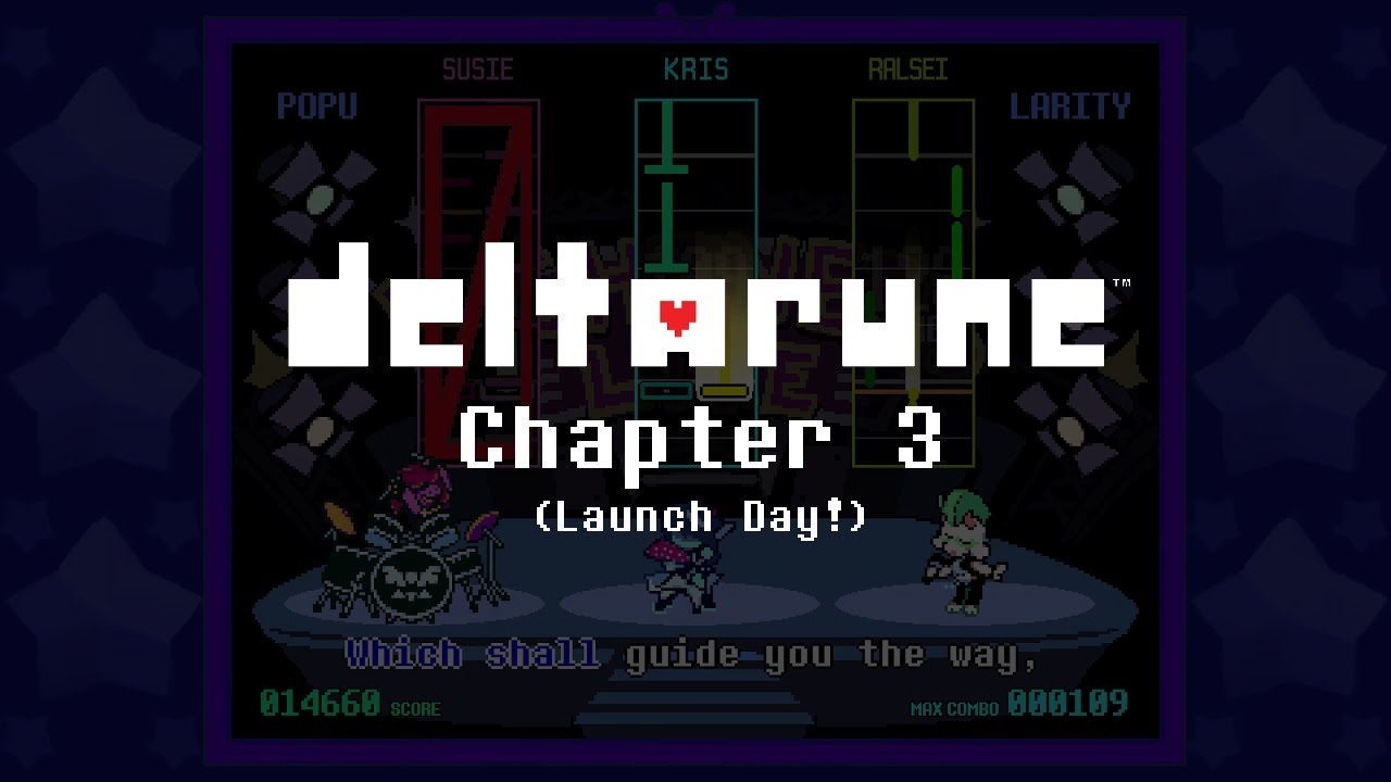 DELTARUNE: Chapter 3 & 4 | Launch Day Playthrough - YouTube