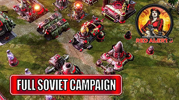 C&C Red Alert 3 | Full Soviet Campaign | Longplay Walkthrough Gameplay 4K UHD