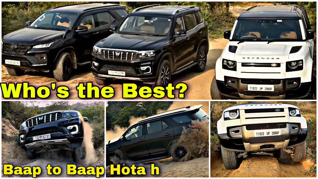 Off-roading With Damage-less Defender😈|| Fortuner fas gayi 🥵Scorpio ka bumper Gaya☹️|| Ajju0008