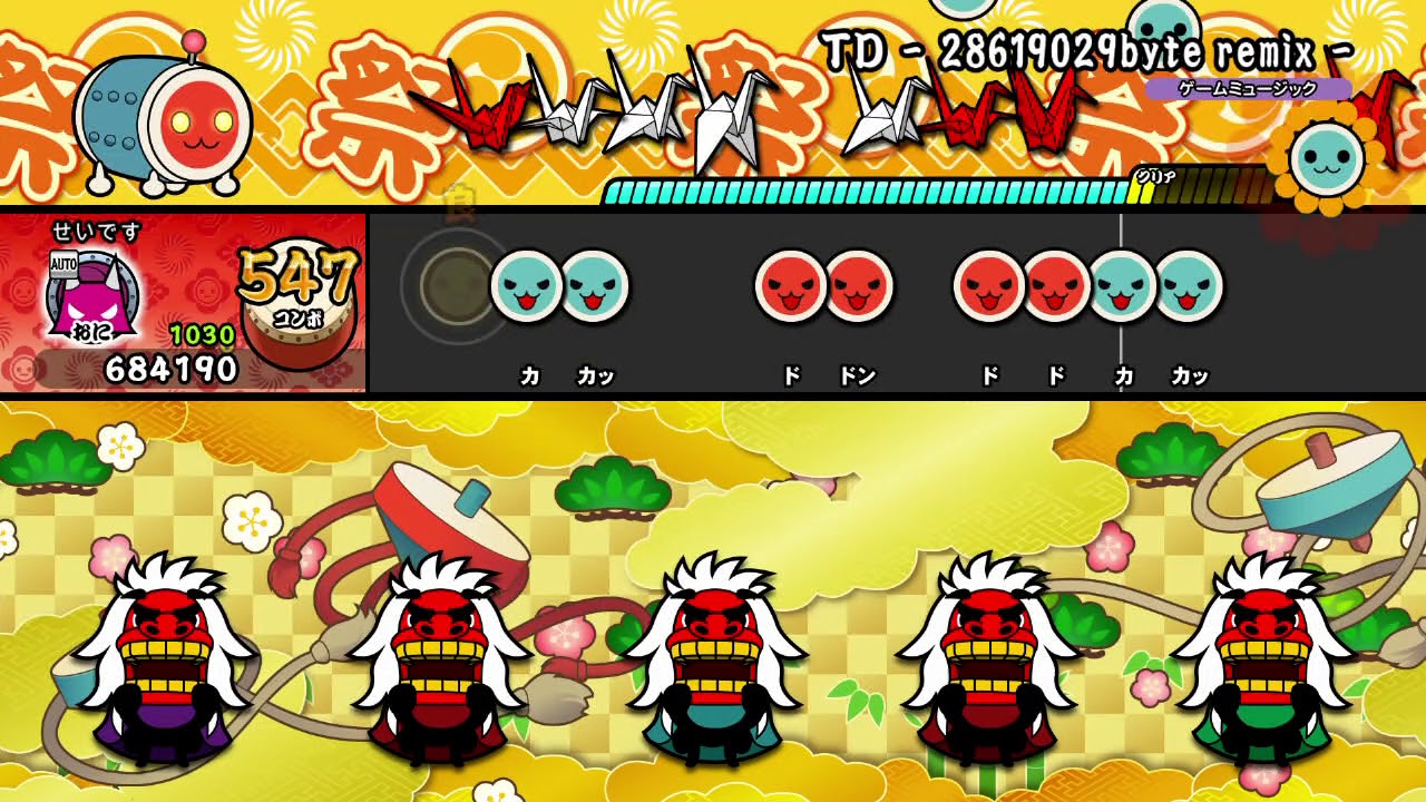 太鼓の達人 NS初代】 TD - 28619029byte remix - （オート） - YouTube