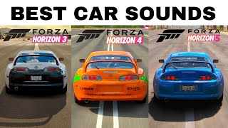 Which Forza Horizon Game Has The Best Car Sounds? (Forza Science)