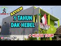 Review kondisi 1 tahun bangunan dak hebel dan house tour