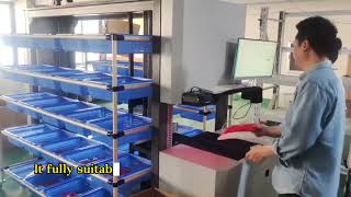 High accuracy sorting system for small parcels--Put wall sorter