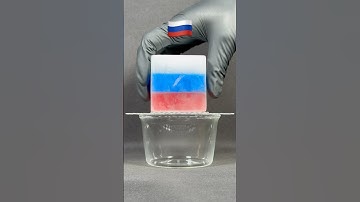 Guess the final color. 🇷🇺 Ice melt #colormixing #satisfying #oddlysatisfying #relaxing #asmr