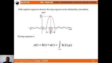 SS Unit 3 Lecture 6 Relation between BW and Rise time