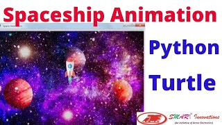 Spaceship Animation With Background And Image In Python Turtle #pythonturtle Net Worth