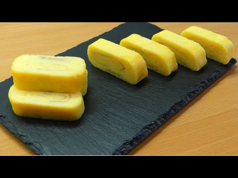 Japon Tamagoyaki omlet tarifi (Yuvarlak Tava) Kolay yumurtalı rulo tarifi