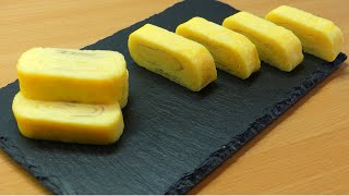 Round Pan! Japanese Tamagoyaki omelet recipe| Easy egg roll recipe