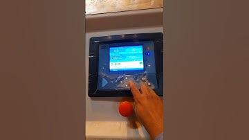 Atlas Copco air compressor alarm reset