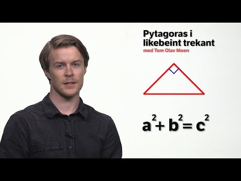 Video: Hvor er hypotenusen til en likebenet trekant?