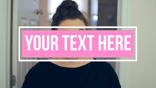 Rectangle Title Animation WITH DOWNLOAD Gabrielle Marie