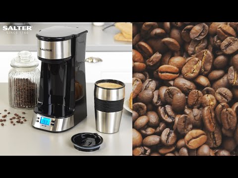 Digital Coffee Maker to Go & Travel Mug