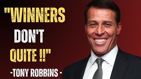 "Unlock Your Potential: The Secret Power of Persistence to Achieve Success" #TonyRobbins