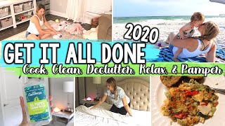 GET IT ALL DONE 2020 // COOK, CLEAN, DECLUTTER, RELAX, & PAMPER WITH ME | Jessica Elle