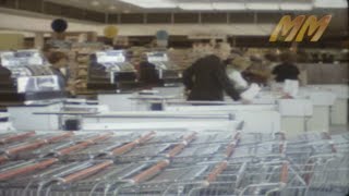 Huber Heights Ohio inside the shops 1964 old cine film 081