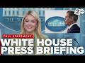 White House Press Sec. Leavitt hosts tax day press conference, treasury secretary on interest rates