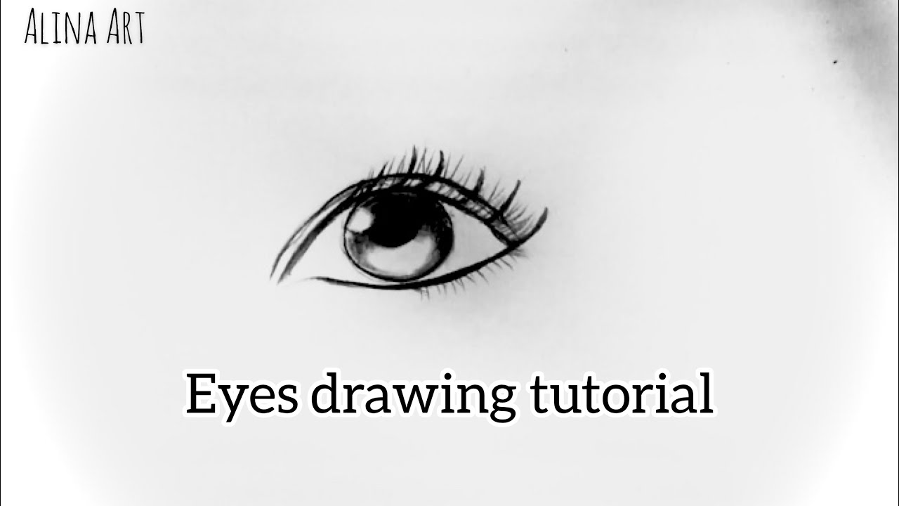 Eyes drawing tutorial | step by step eye drawing tutorial very easy