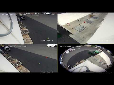 Hikvision Fisheye Demo (30 foot high warehouse) DS-2CD6362F-I