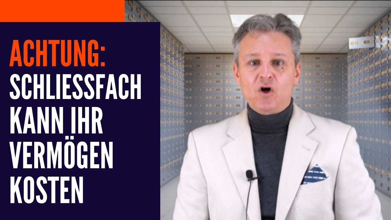 New Achtung - Das Schließfach kann Ihr Vermögen kosten - auch Ihr Gold und Silber ist dort in Gefahr