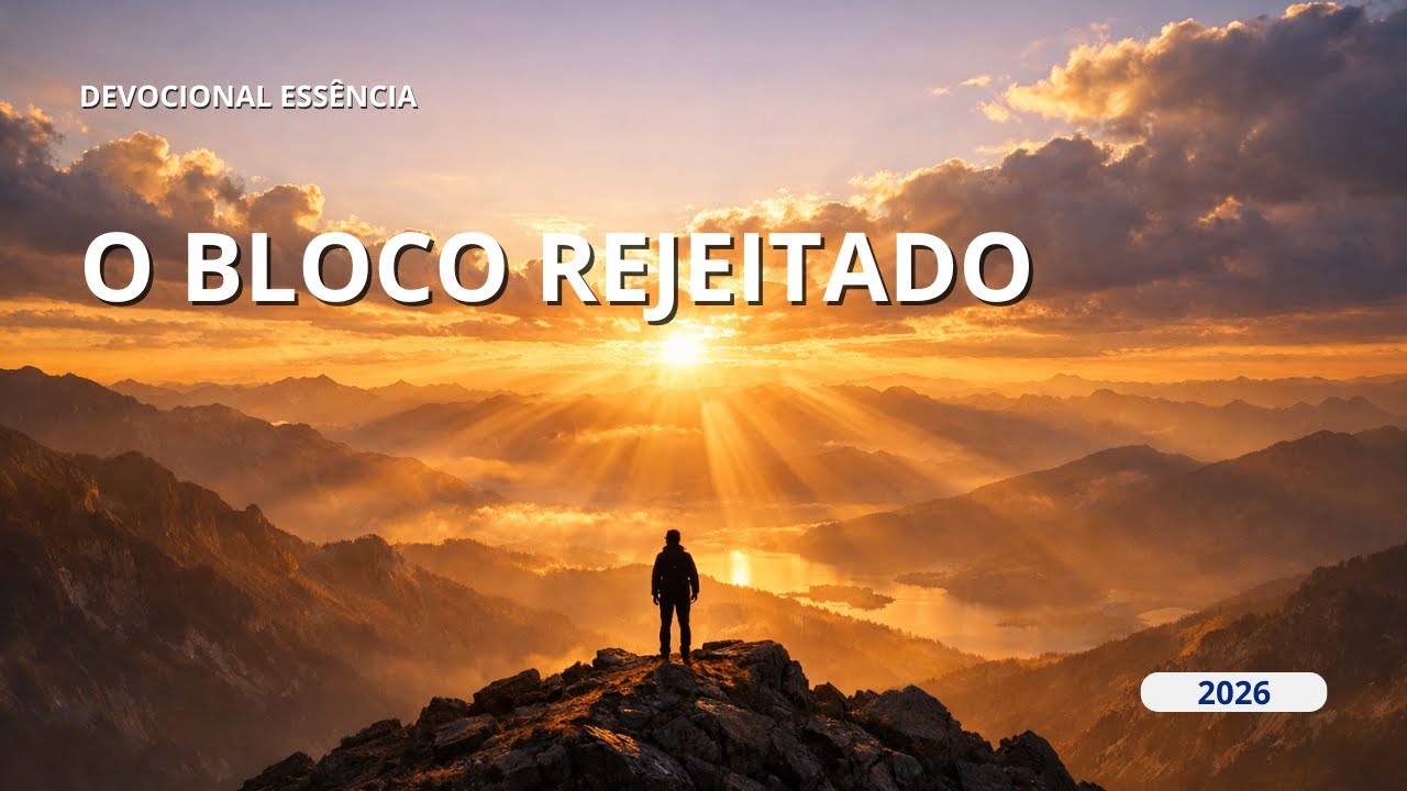 Devocional Essência: 12 de Janeiro - O BLOCO REJEITADO