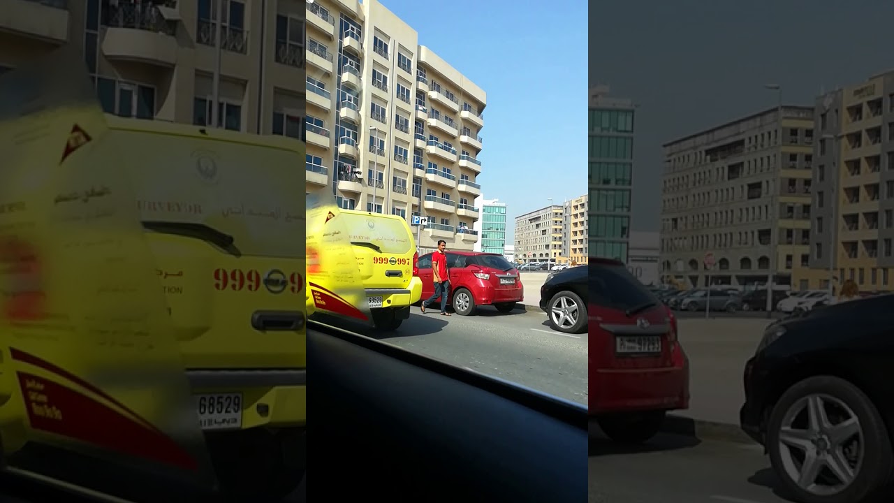 Dubai Civil Defence responding, Einsatzfahrt Rescue Team