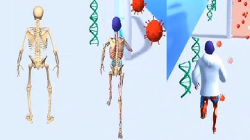 DNA Run New Updates Part 1 💀💀  Max all levels walkthrough gameplay 💀💀Android and ios 💖💖