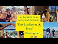 The Sunflower story|Andy &amp;Zomuani|Beckett&#39;s farm restaurant|Floral shop 🌻|Birmingham UK 🇬🇧