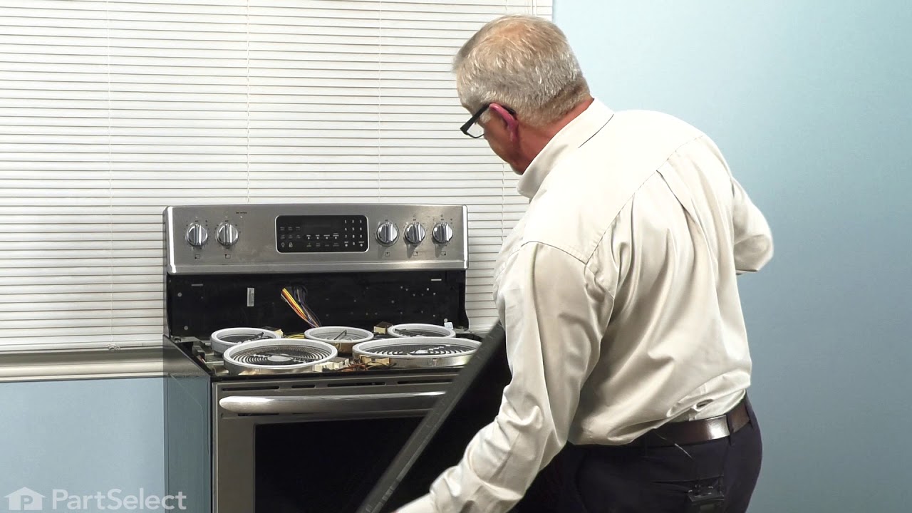 Frigidaire Range/Stove/Oven Repair – How to Replace the Main Top - YouTube