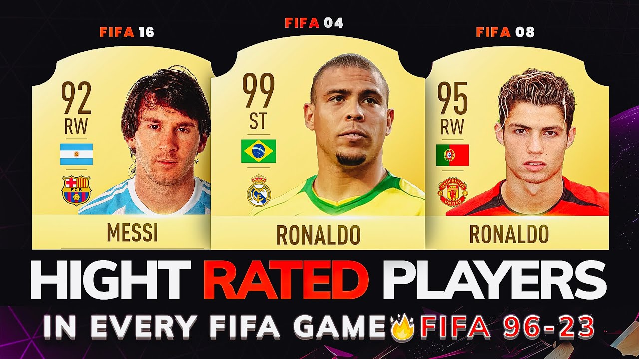 Top 10 Football Players In EVERY FIFA GAMES! 🤯🔥 FIFA 96 - FIFA 23