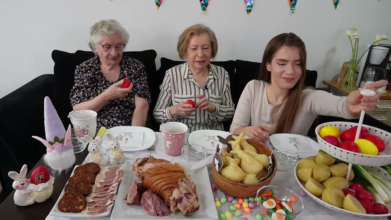 Kako se slavio Uskrs nekada na selu, salašu, u vreme komunizma... Doručak sa bakom i @MamaBuba