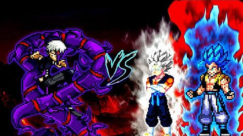 Kaneki V2 OP (Zeed) VS Gogeta V3.5 OP (all form) & Vegito V3 OP (all form) in Jump Force Mugen